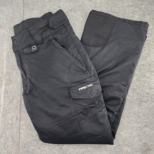 Arctix Women Black Insulated Cargo Snow Pants Winter Skiing Outdoor Large 1830